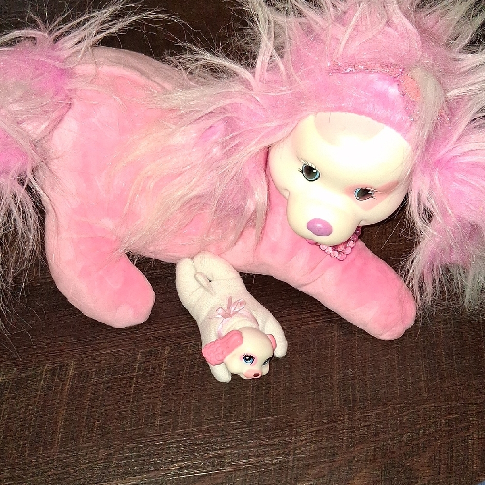 Charming Pink Puppy Surprise With 1 Puppy Baby